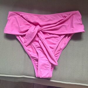 WeWoreWhat Bubblegum Pink Riviera Bikini Bottom